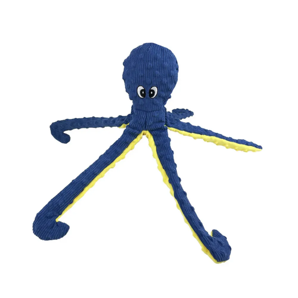 16" Octopus 2 pack Plush Dog Toy