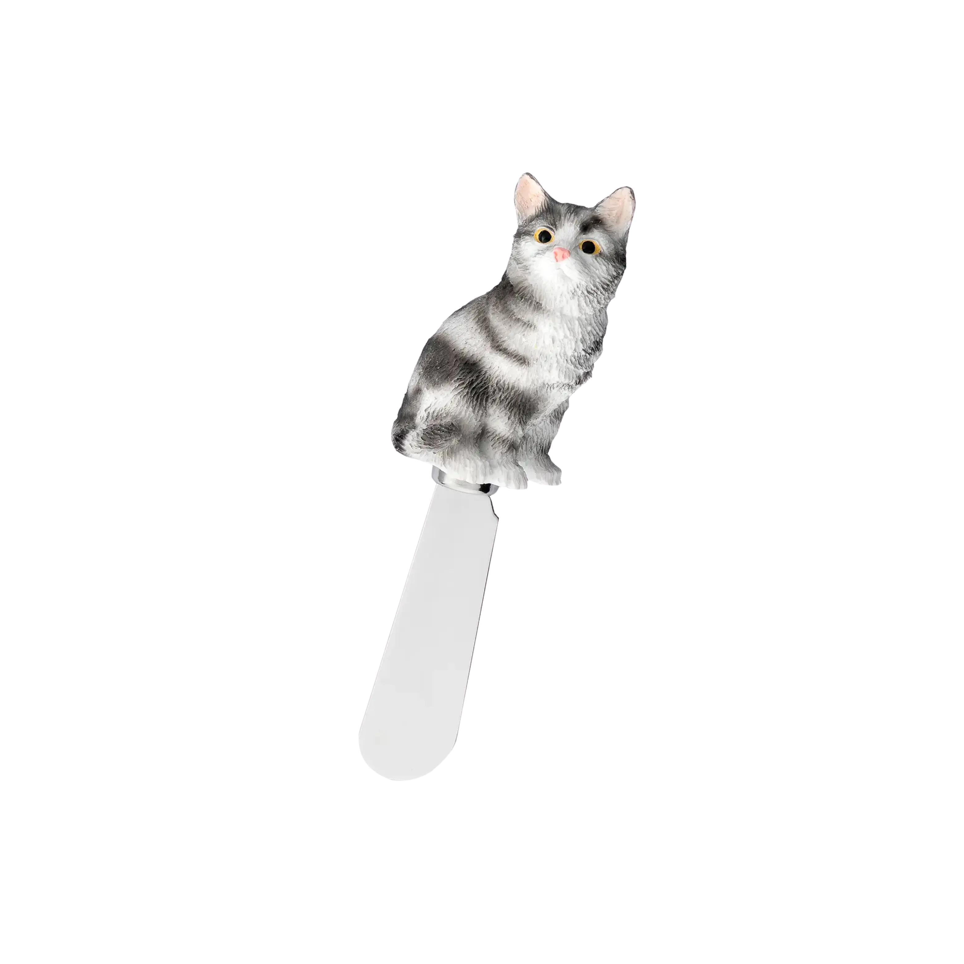 American Shorthair Cat Polyresin Cheese Spreader