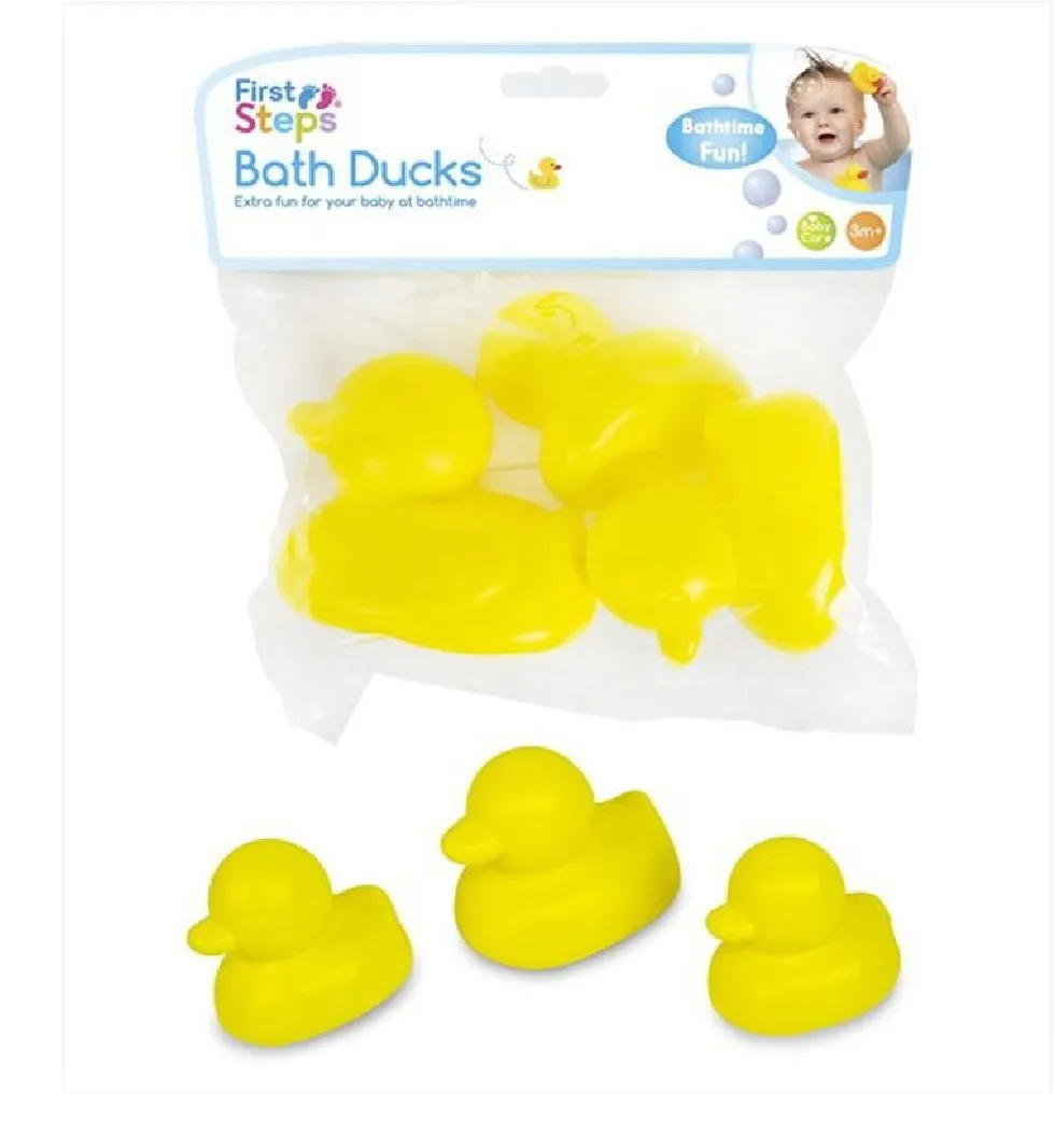 Bathtime Fun Floating Ducks 3Pk