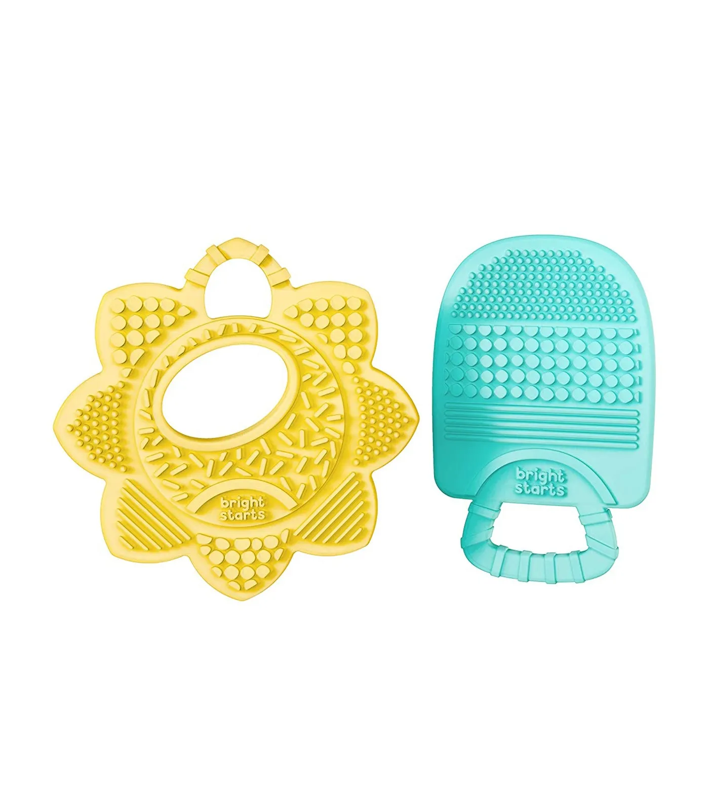 Bright Starts Sunny Soothers - Easy-Grasp Two-Pack Teethers