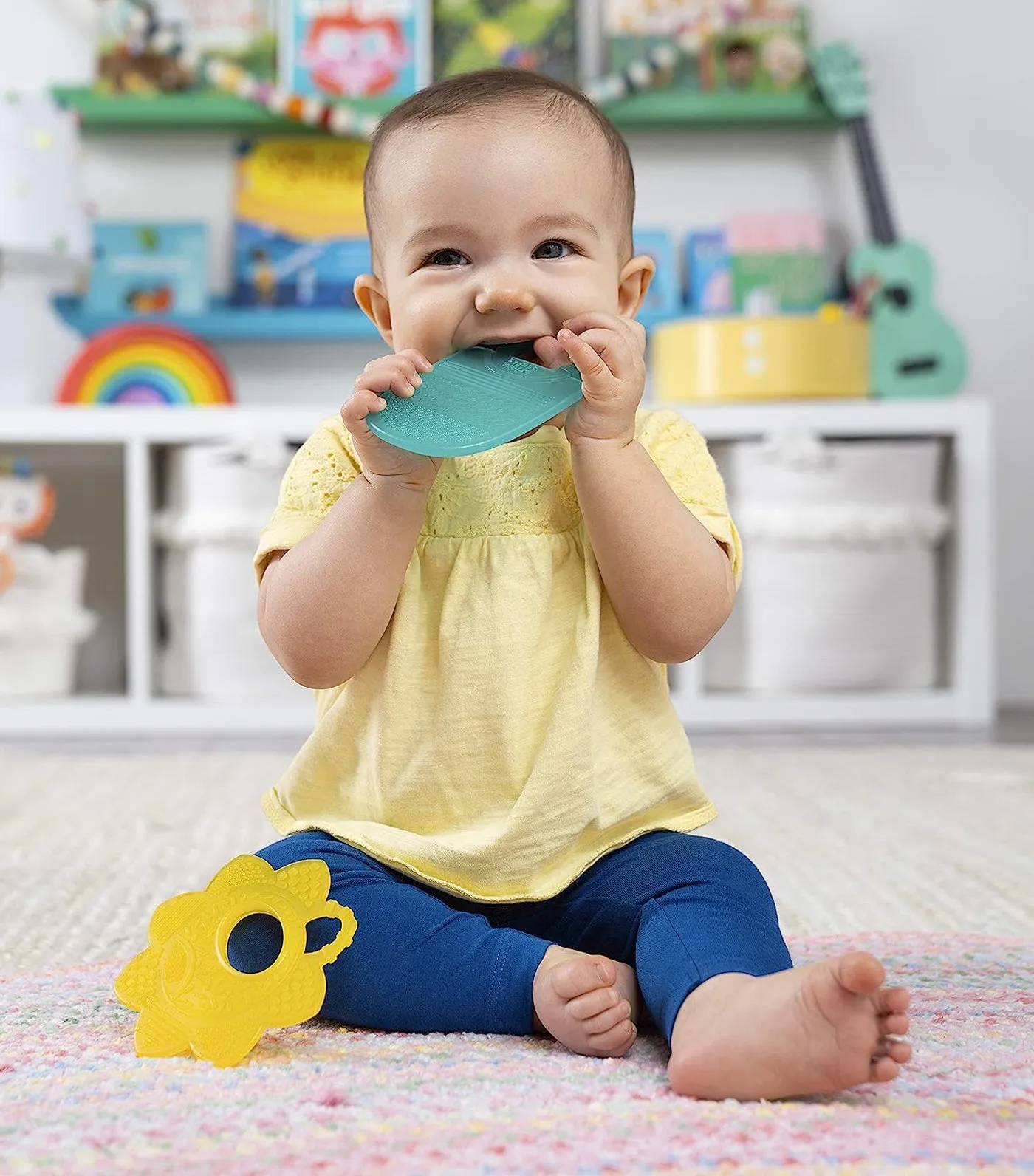 Bright Starts Sunny Soothers - Easy-Grasp Two-Pack Teethers