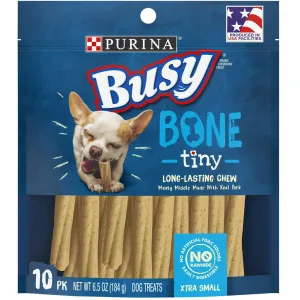 Busy Bone Tiny Long-Lasting Chew Xtra Small Dog Treats