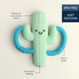 Cactus Chew Crew Silicone Handle Teether