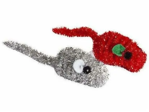 Cat toy - Christmas mice (6pcs)