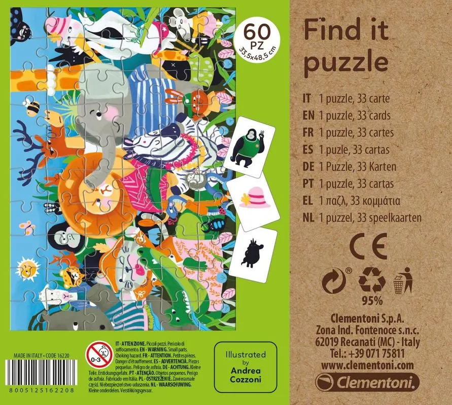 Clementoni 60 Piece Find It Puzzle Spring