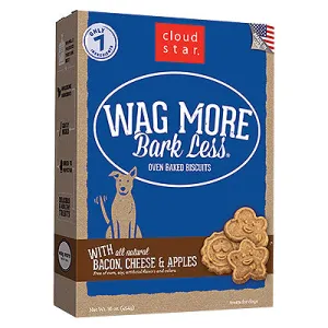 Cloud Star Wag More Bark Less Bacon Cheese & Apple Biscuits