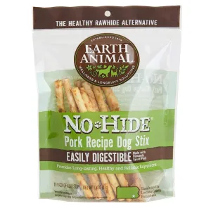 Earth Animal 10-Pack No-Hide Pork Chew Stix Dog Treats