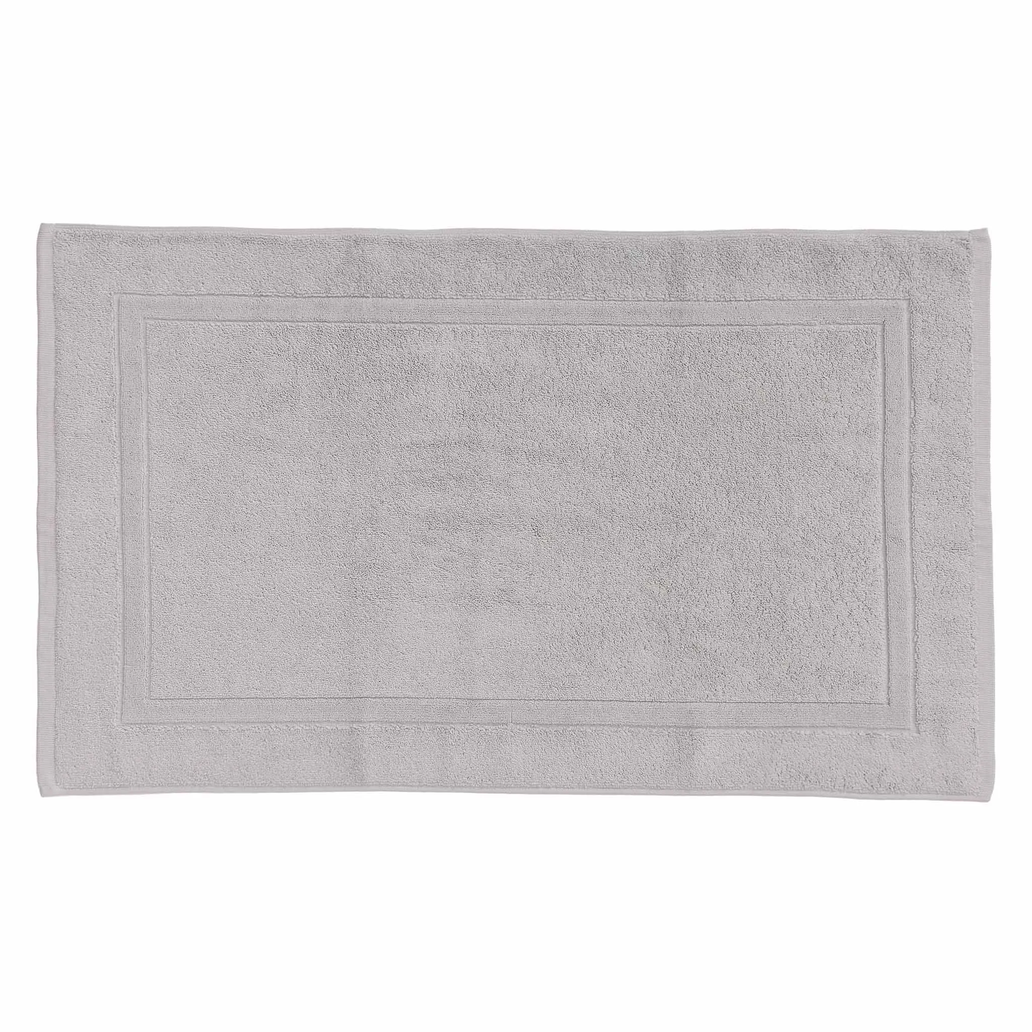 Faia Cotton Bath Mat [Light grey]