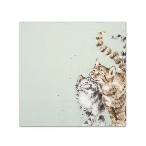 Feline Good Cat Paper Beverage Napkins by Wrendale