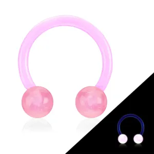 Flexible Shaft WildKlass Horseshoe/Circular with Glow in The Dark Balls