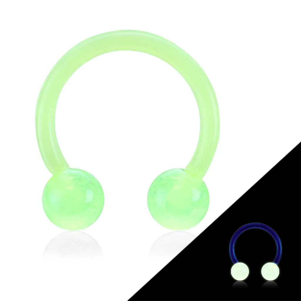 Flexible Shaft WildKlass Horseshoe/Circular with Glow in The Dark Balls