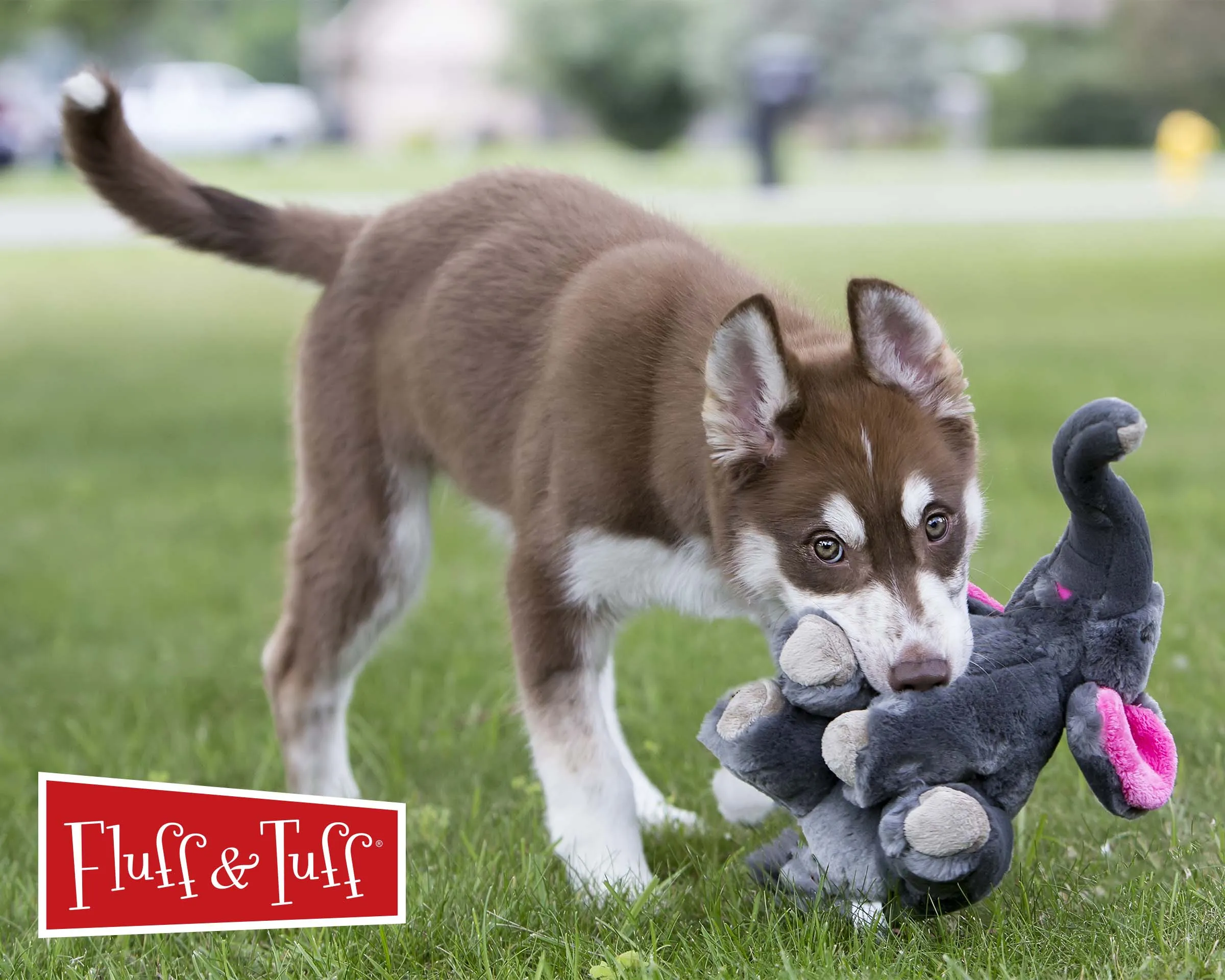 Fluff & Tuff Edsel Elephant Plush Dog Toy