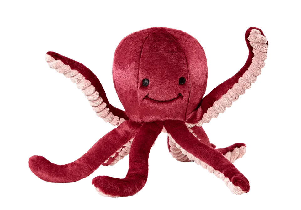 Fluff & Tuff Olympia Octopus Plush Dog Toy - Wholesale