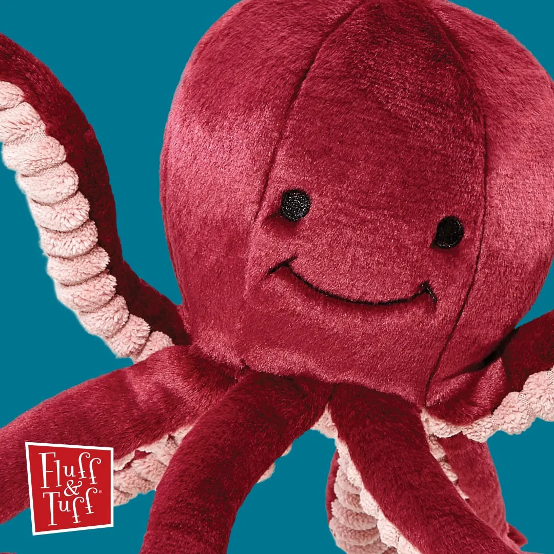 Fluff & Tuff Olympia Octopus Plush Dog Toy - Wholesale