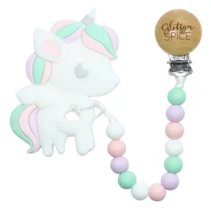 Glitter & Spice Unicorn Teether