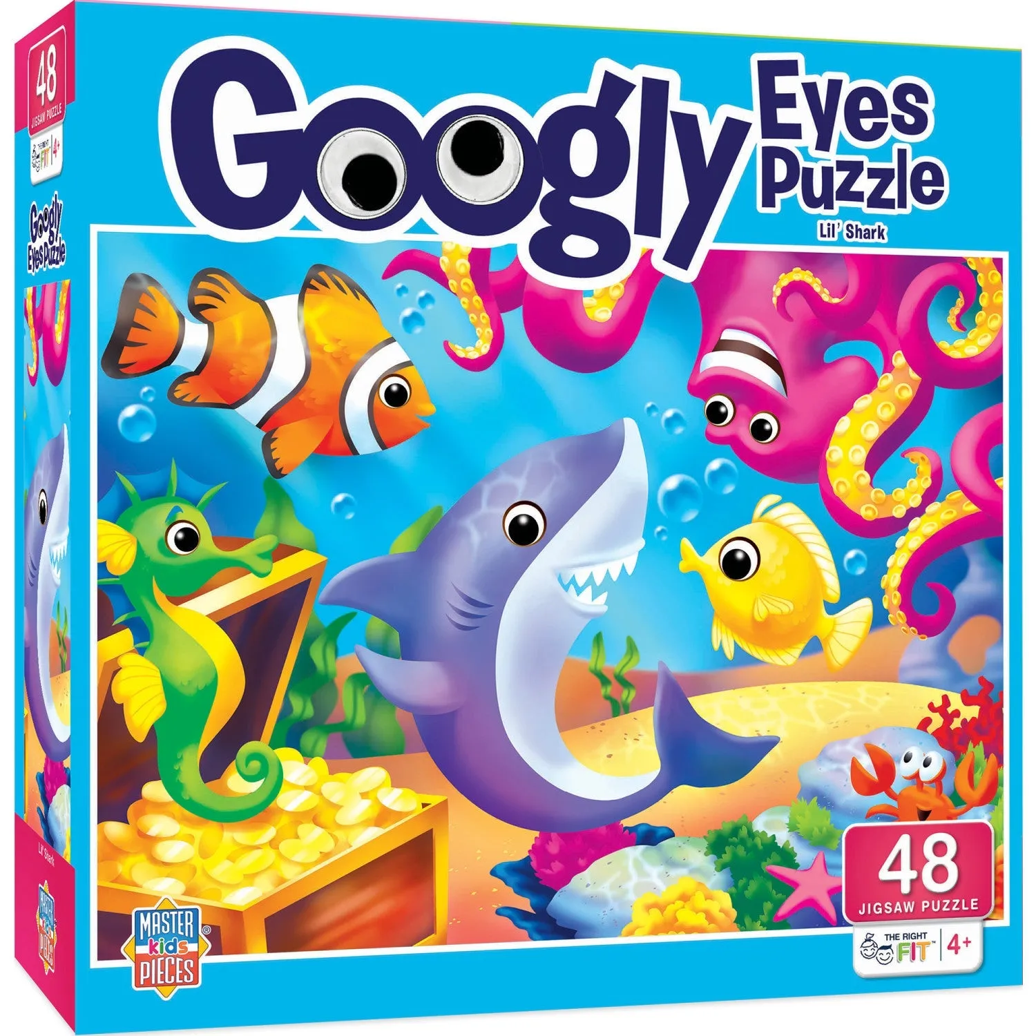 Googly Eyes - Lil Shark & Friends 48 Piece Jigsaw Puzzle