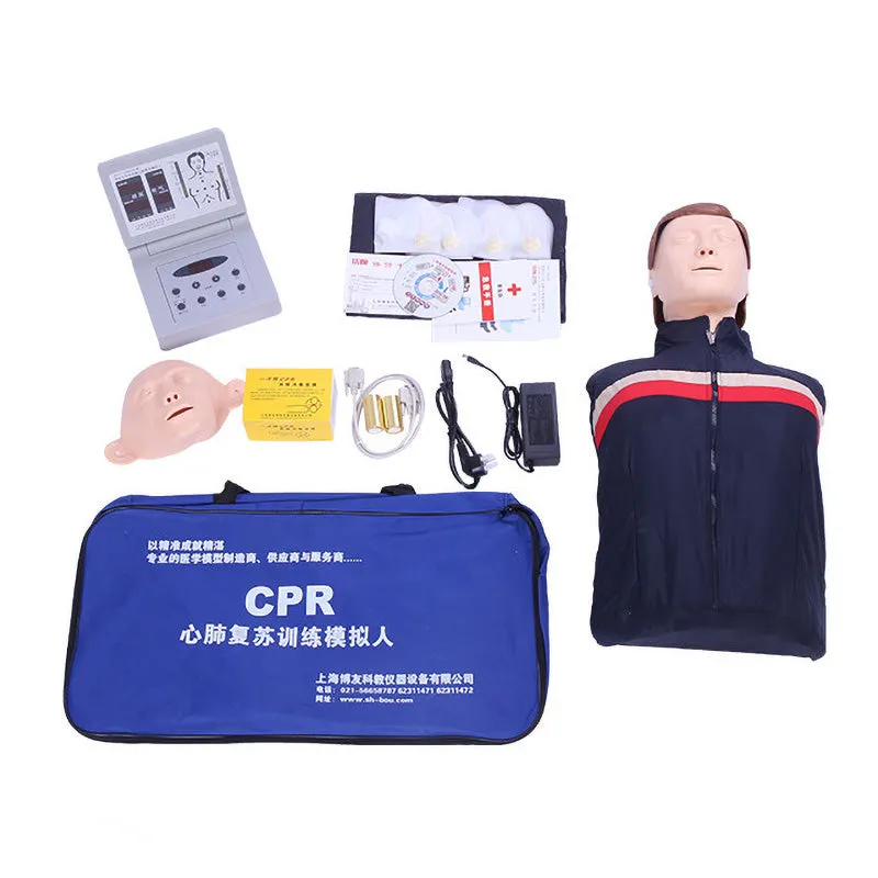 Half Body Adult CPR Training Manikin Professional Nursing Training Mannequin Teaching Model  First Aid Training Dummy