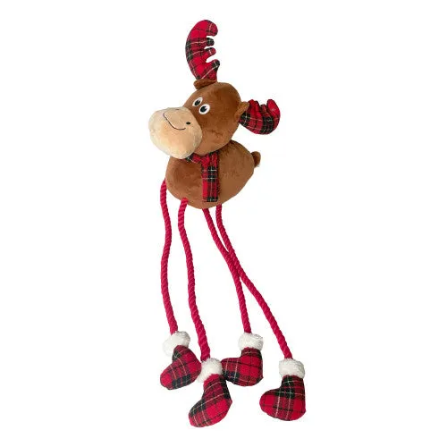 Happy Pet Ropee Long Legs Reindeer Dog Toy