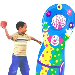 Inflatable Clown Ball Toss Game