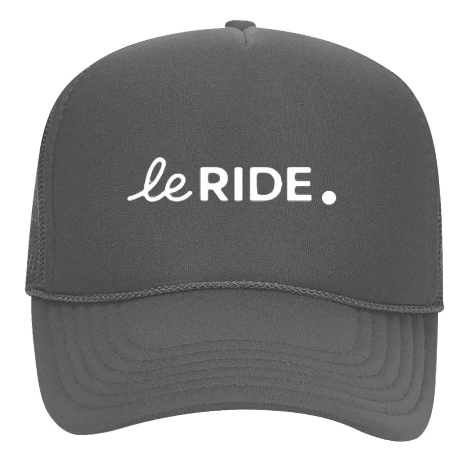 Le Ride. Trucker Foam Cap Charcoal