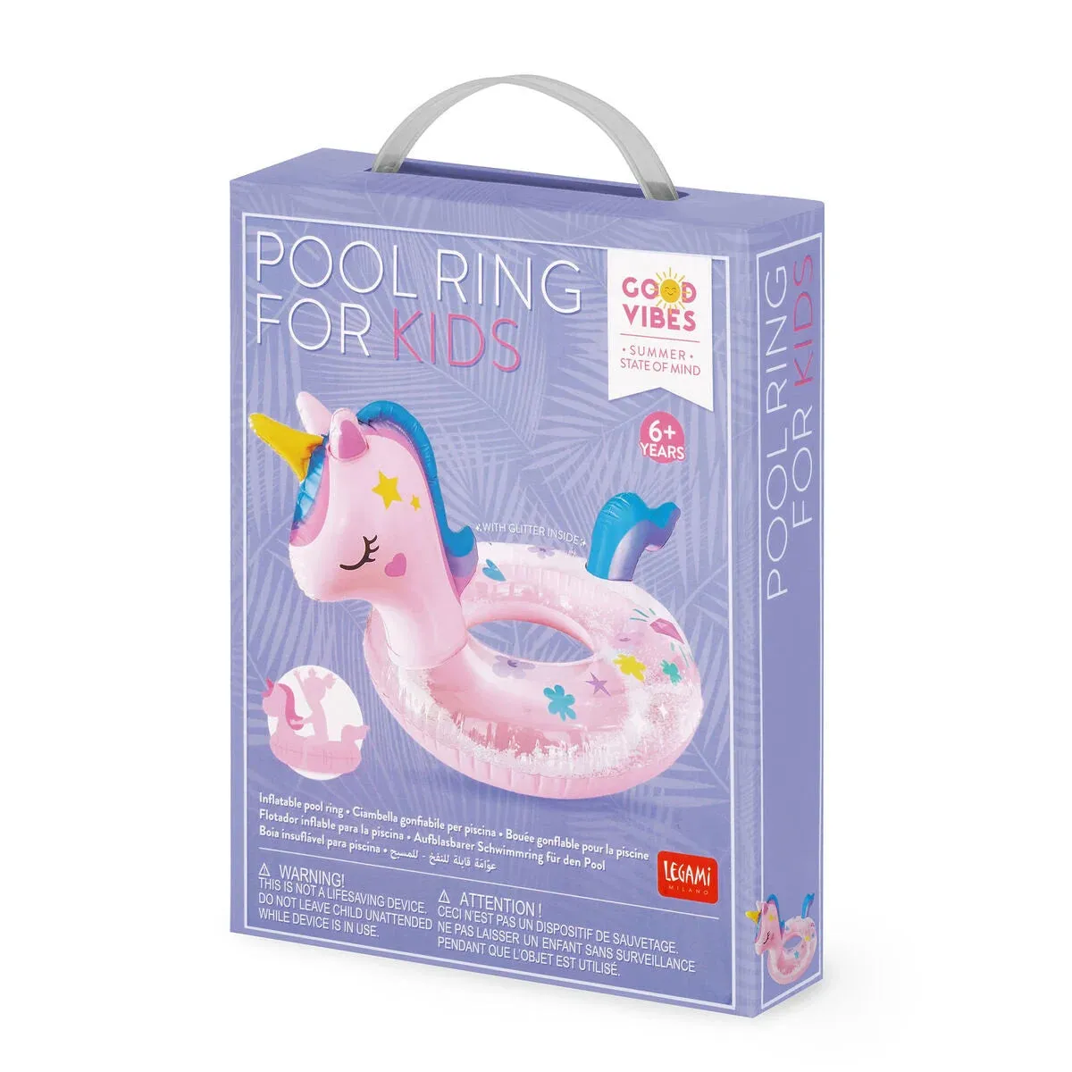 Legami Pool Ring For Kids - Unicorn