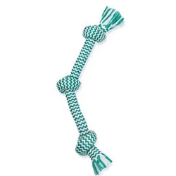 Mammoth Fresh Mint Triple Knot Rope Bone