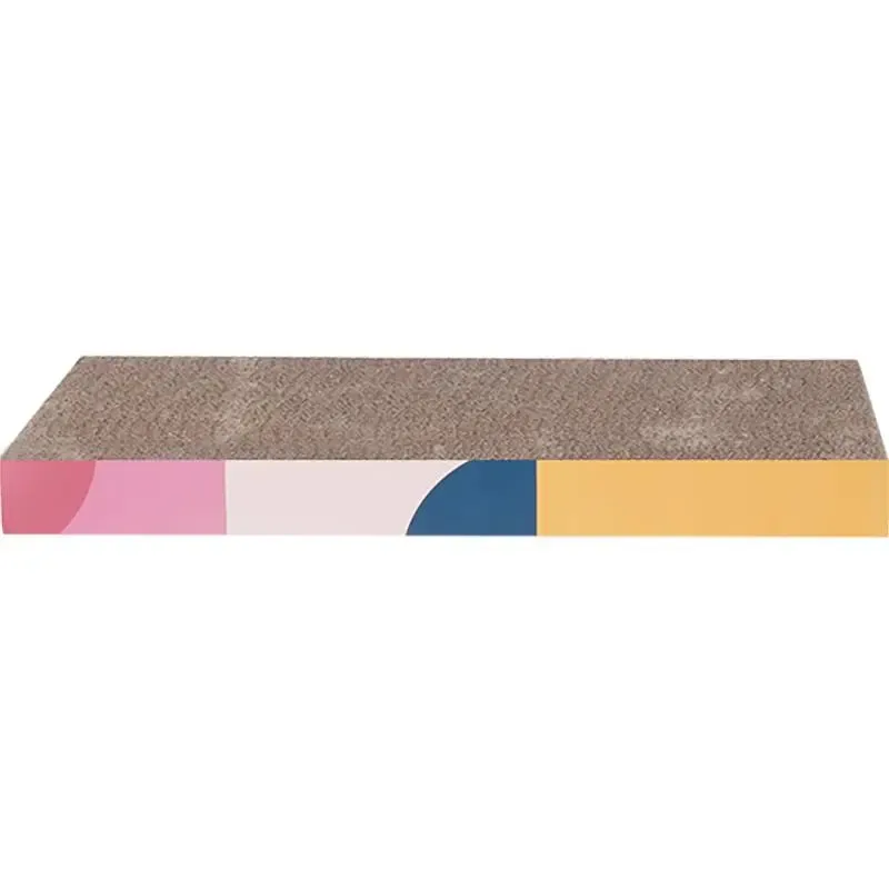 Memphis Cat Scratching Board - Vibrant & Durable Corrugated Cardboard Scratcher for Cats