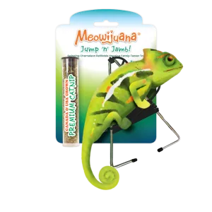 Meowijuana Jump ‘n’ Jamb Chameleon Cat Toy