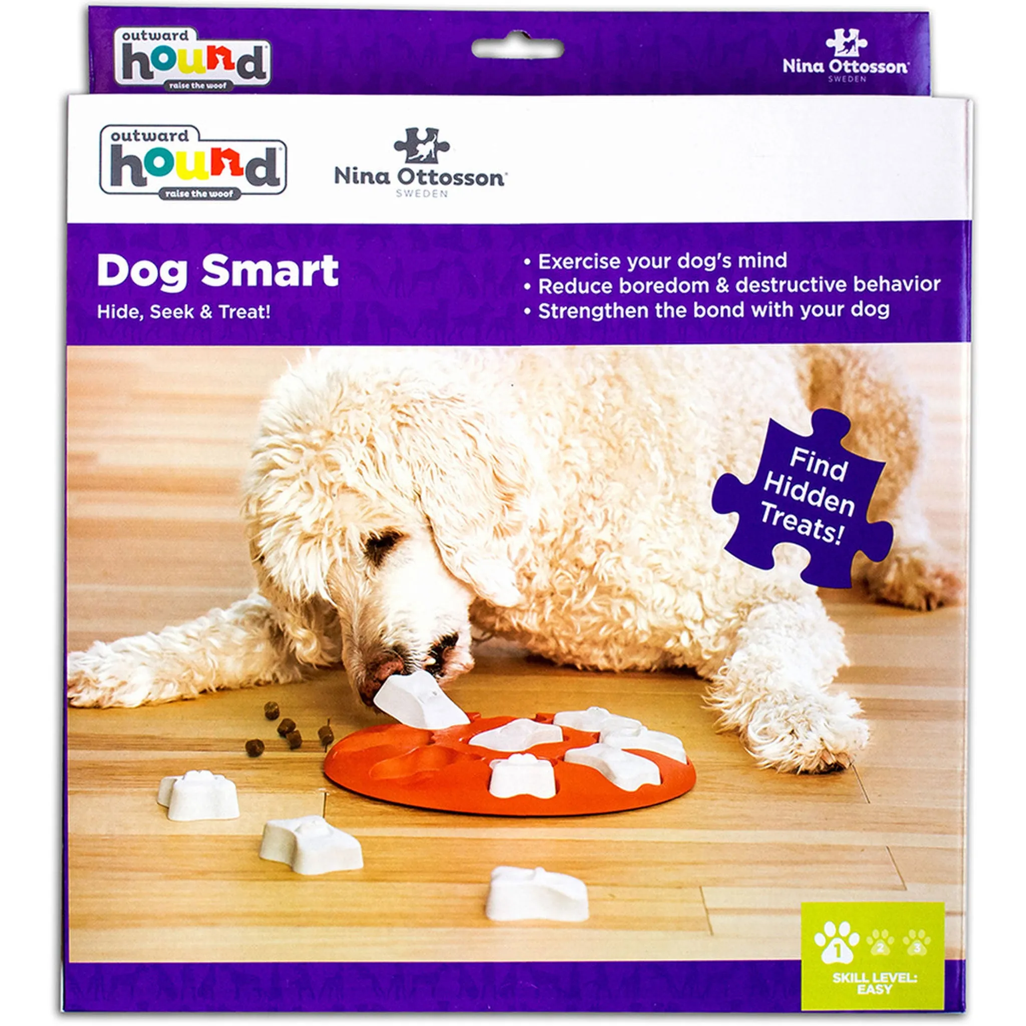 Nina Ottosson Orange Level Easy Dog Puzzle