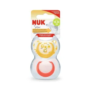 NUK Star Soother 18-36 months 2 pcs - Red