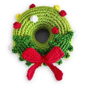 PAWer Squeaky Toy - Christmas Wreath