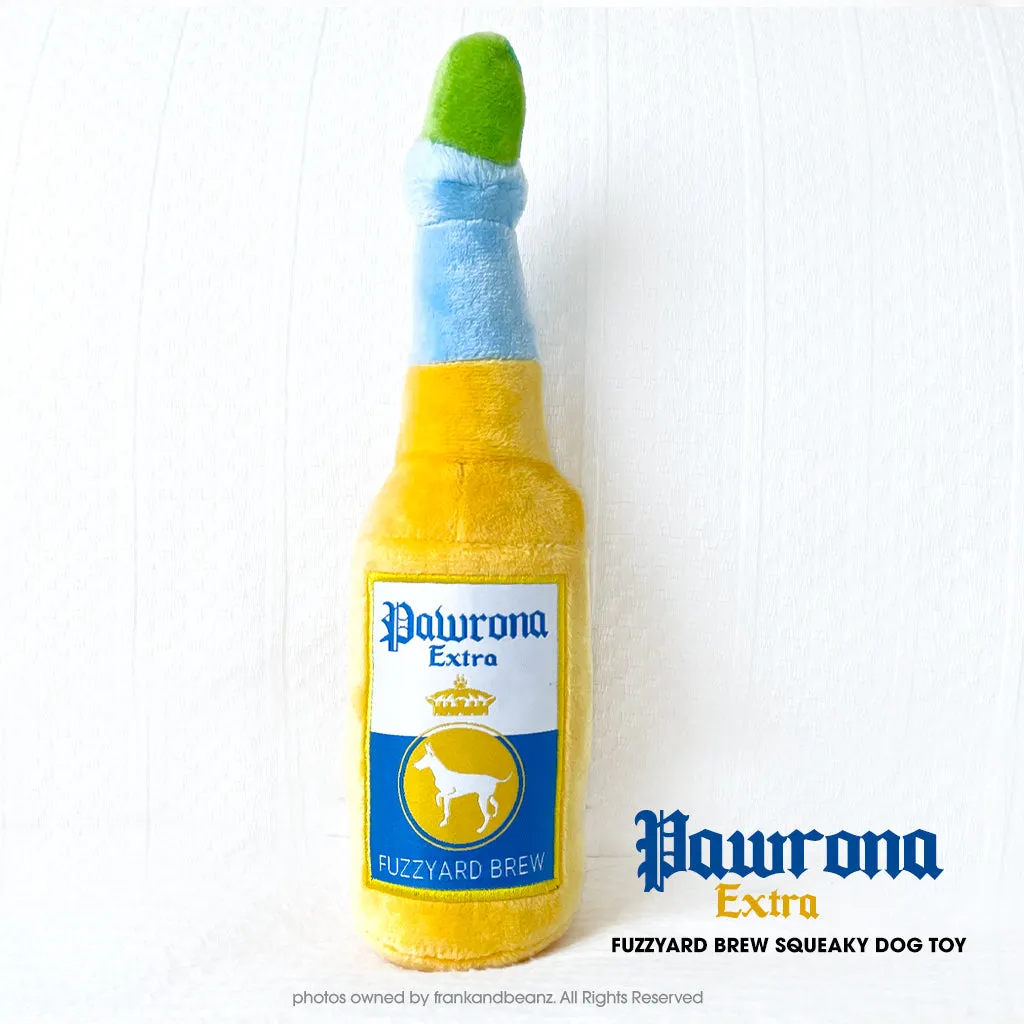 Pawrona Cerveza Bottle Squeaky Dog Toy