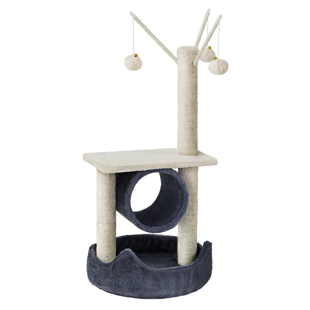 Plush Velvet Cat Tree Tower, Sisal Posts, Toys, i.Pet