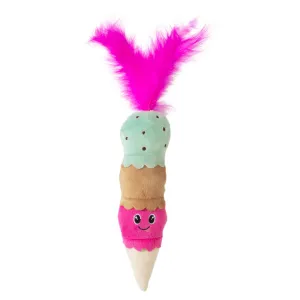 Quirky Kitty Ice Cream Kicker Cat Toy