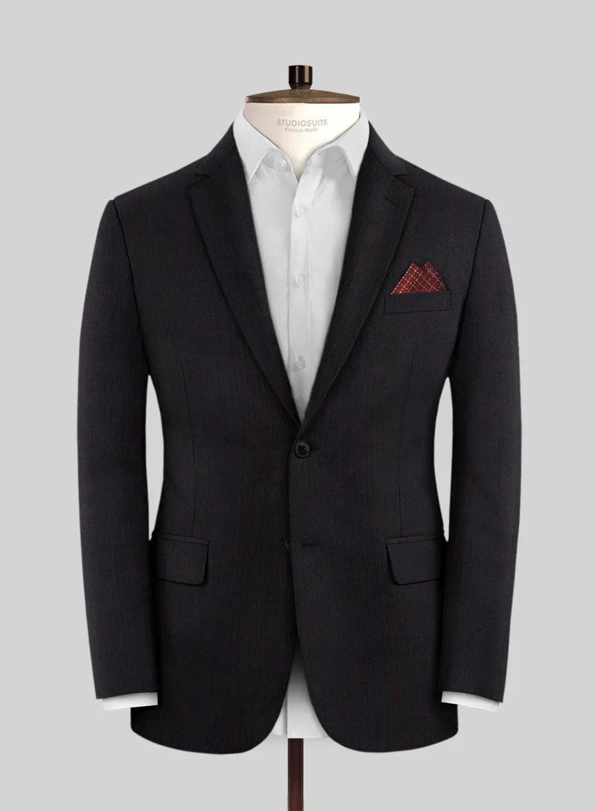 Scabal Cosmopolitan Stripe Pando Blue Wool Jacket