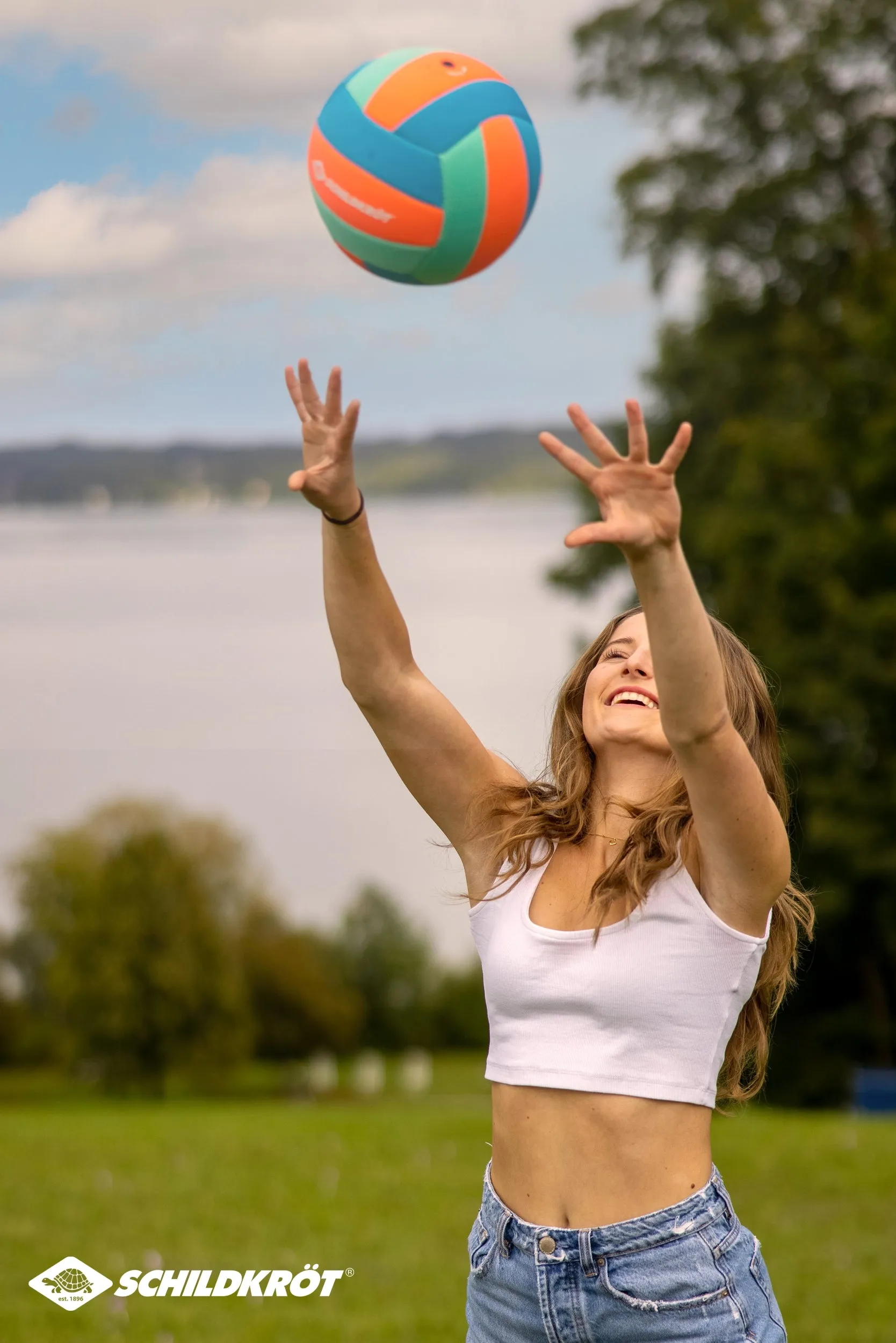 SCHILDKRÖT FUN SPORTS NEOPREN BEACH BALL TROPICAL, in Dis