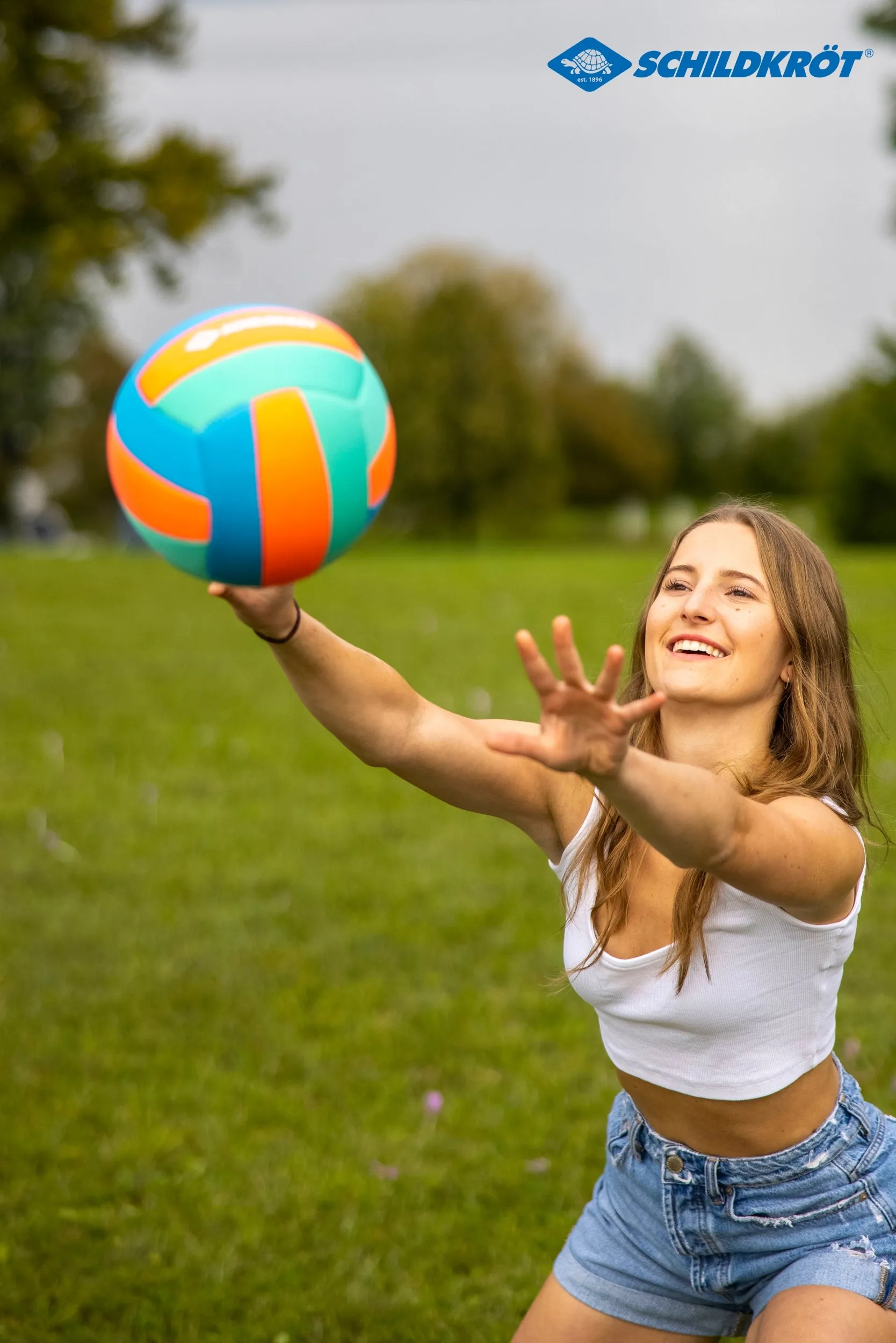 SCHILDKRÖT FUN SPORTS NEOPREN BEACH BALL TROPICAL, in Dis