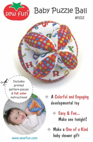 Sew Fun Baby Puzzle Ball Pattern