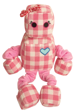 Snugarooz Rosie the Robot Plush Dog Toy