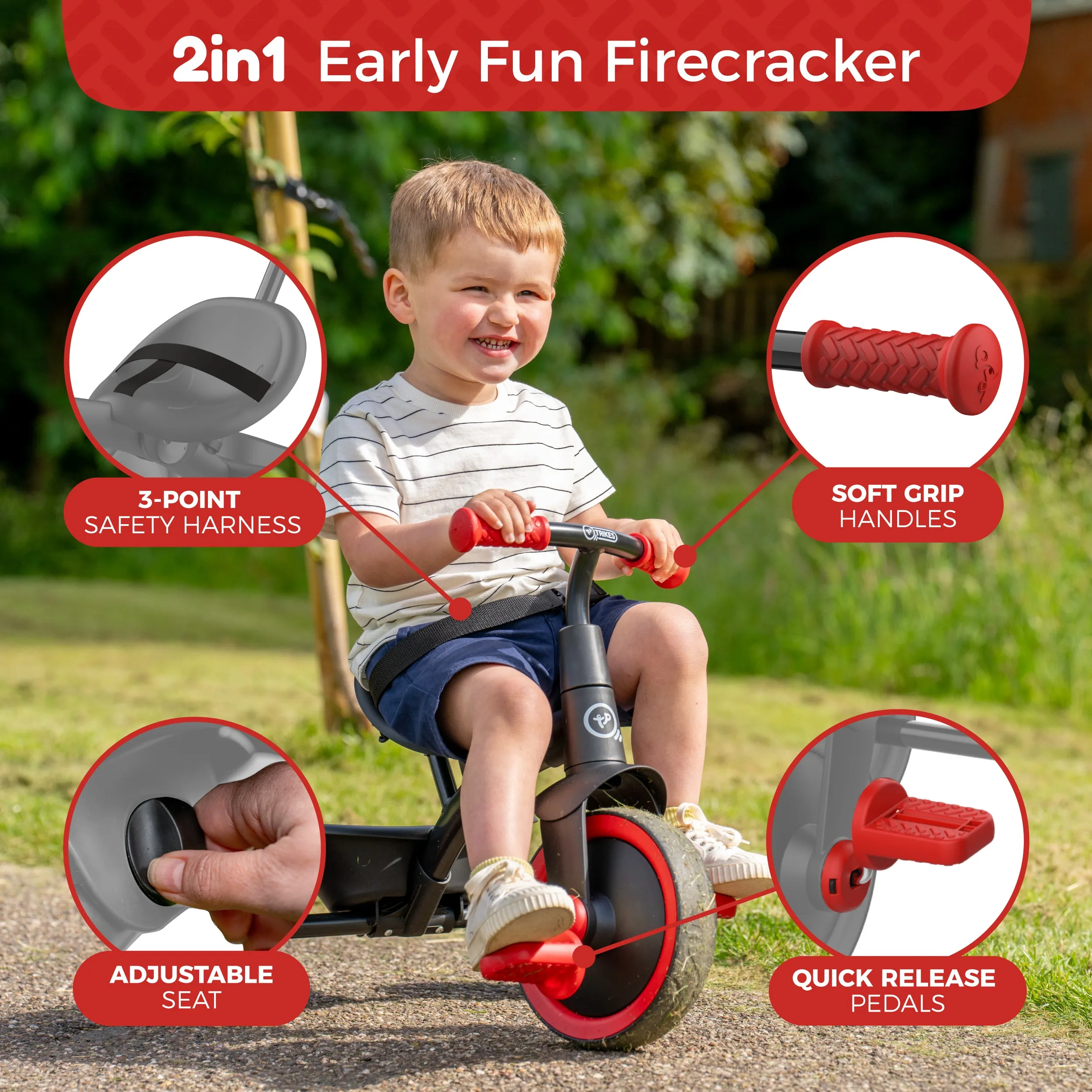 TP Toys Early Fun Trike - Firecracker