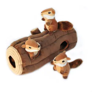 Zippy Paws Burrows XL Log N Chipmunks Puzzle Toy